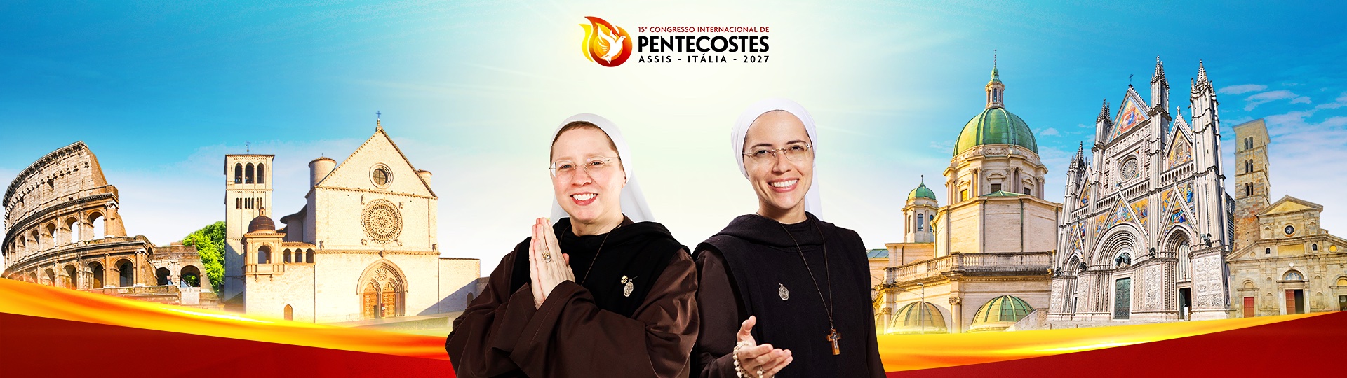 ITÁLIA PENTECOSTES - Jubileu de Diamante de 60 anos da RCC - Instituto Hesed - 3 estrelas